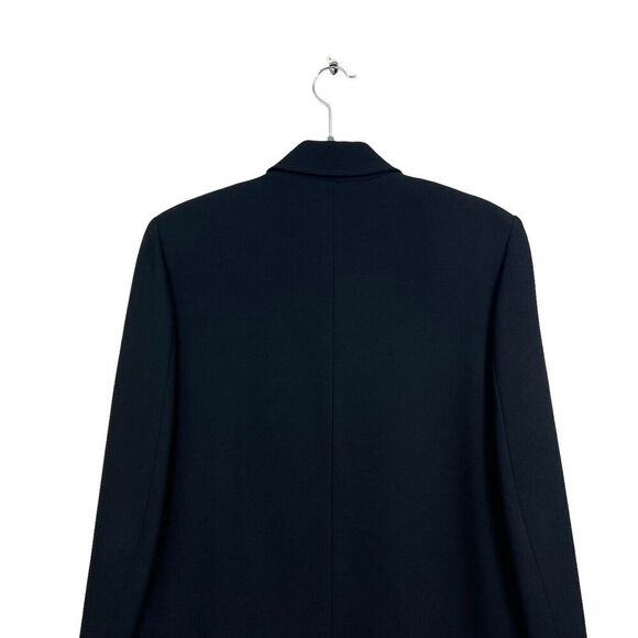 Iris Singer Collection Blazer Collared Zip Up Lined Slash Pockets Black‎ Women 4 - Picture 6 of 6